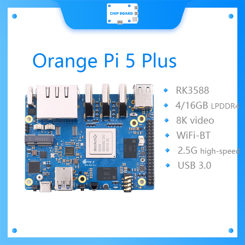 Orange Pi 5 Plus 32Gb - Orange Pi 5 Plus Komputer Papan