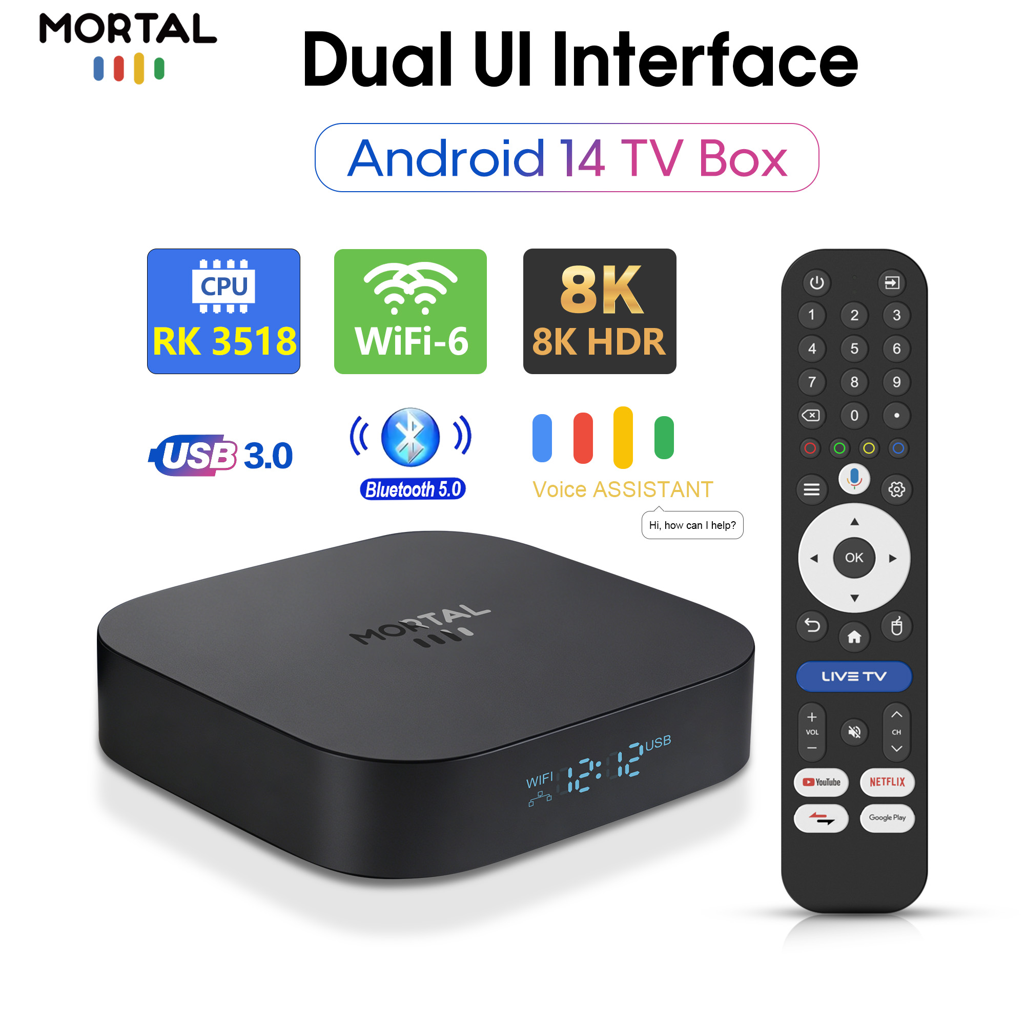 Radxa Rock 5B 16Gb - X5S TV Box Android14 RK3518 Pemutar